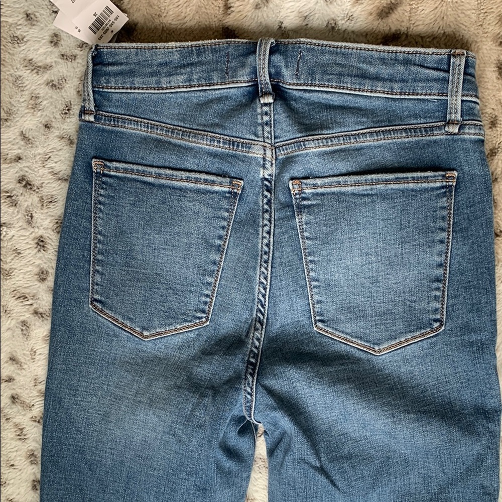 Abercrombie & Fitch Blue Skinny Jeans with Distressed Details - Picture 4 of 5